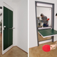 Illustration for article titled Imperfect Ping Pong Door Allows for Therapeutic Post-Game Slams